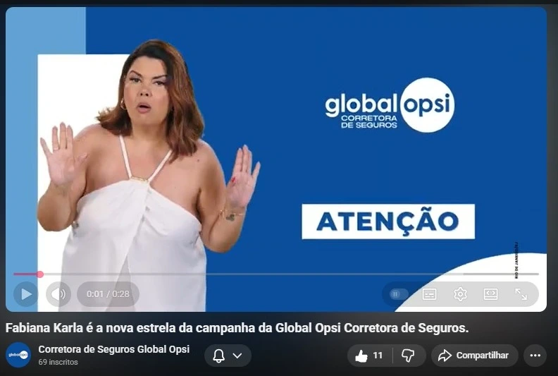 Campanha Fabiana Karla e Global Opsi
